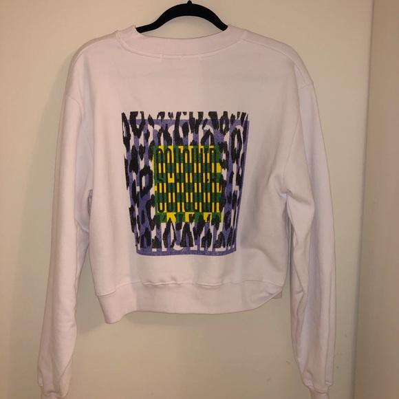 Proenza Schouler Abstract Print Graphic Sweatshirt - Picture 3 of 7